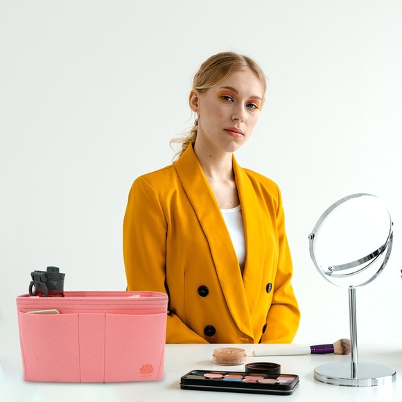 BAG PURSE INSERT ORGANIZER - PINK - Picture 6 of 11